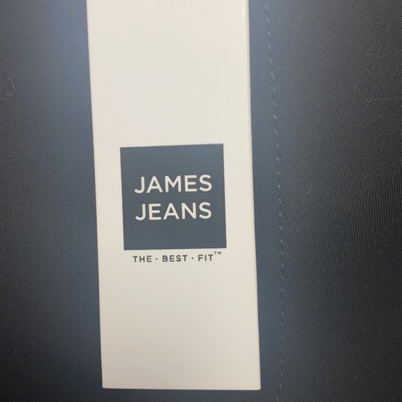 NWT James Jeans Women’s Twiggy Slip-On Black Ponte size 24 - Picture 4 of 6